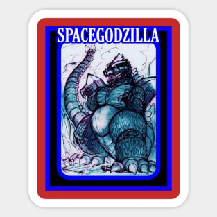 SPACEGODZILLA Sticker